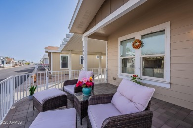 Charming furnished 2 bedroom, 2 bath, plus bonus room home with on Viewpoint Golf Resort in Arizona - for sale on GolfHomes.com, golf home, golf lot