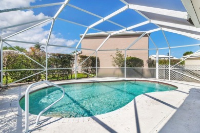 This charming spacious Augusta model pool home sits on an on Riverbend Golf Club in Florida - for sale on GolfHomes.com, golf home, golf lot