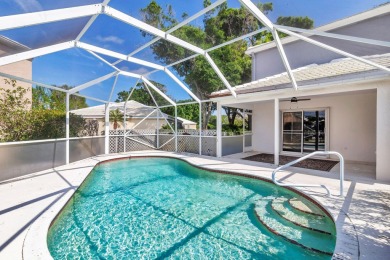 This charming spacious Augusta model pool home sits on an on Riverbend Golf Club in Florida - for sale on GolfHomes.com, golf home, golf lot