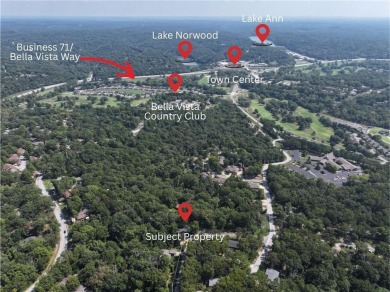 Stunning, move-in ready and walking distance from outdoor on Bella Vista Country Club and Golf Course in Arkansas - for sale on GolfHomes.com, golf home, golf lot