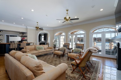 Truly a dream lakefront home on Badin Lake! With panoramic lake on Old North State Club at Uwharrie Point Golf community in North Carolina - for sale on GolfHomes.com, golf home, golf lot