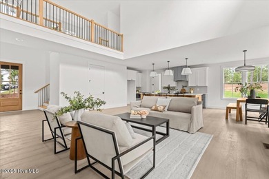 This dreamy new house, built by Druther Homes, has everything on Beacon Ridge Golf and Country Club in North Carolina - for sale on GolfHomes.com, golf home, golf lot