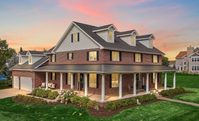 This stunning Colonial Revival home with Georgian influence on Sand Creek Golf and Country Club  in Indiana - for sale on GolfHomes.com, golf home, golf lot