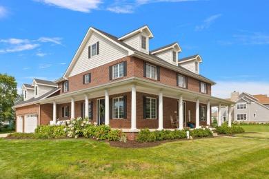 This stunning Colonial Revival home with Georgian influence on Sand Creek Golf and Country Club  in Indiana - for sale on GolfHomes.com, golf home, golf lot