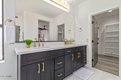 This fully furnished, turnkey 3-bedroom, 2-bath townhouse has on Gainey Ranch Golf Club in Arizona - for sale on GolfHomes.com, golf home, golf lot