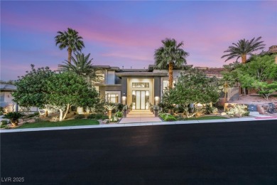 Tucked behind the gates of MacDonald Highlands, this exquisite on Dragon Ridge Country Club in Nevada - for sale on GolfHomes.com, golf home, golf lot