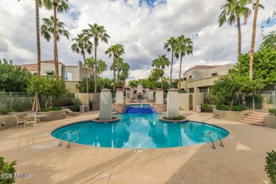 This fully furnished, turnkey 3-bedroom, 2-bath townhouse has on Gainey Ranch Golf Club in Arizona - for sale on GolfHomes.com, golf home, golf lot