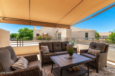 This fully furnished, turnkey 3-bedroom, 2-bath townhouse has on Gainey Ranch Golf Club in Arizona - for sale on GolfHomes.com, golf home, golf lot