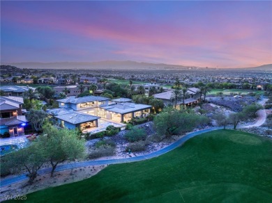 Tucked behind the gates of MacDonald Highlands, this exquisite on Dragon Ridge Country Club in Nevada - for sale on GolfHomes.com, golf home, golf lot