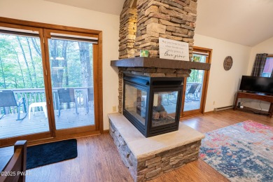 Welcome to this contemporary Pocono retreat located in the on The Hideout Golf in Pennsylvania - for sale on GolfHomes.com, golf home, golf lot