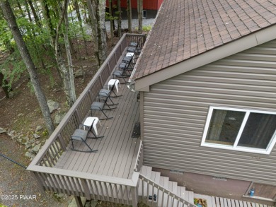 Welcome to this contemporary Pocono retreat located in the on The Hideout Golf in Pennsylvania - for sale on GolfHomes.com, golf home, golf lot