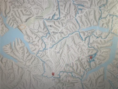 Tunnel Vision Crosses the street 600 feet away!  Nice, Level lot on Bella Vista Country Club - Scottsdale in Arkansas - for sale on GolfHomes.com, golf home, golf lot