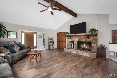 Stop the car! Updated 4 bedroom, 2 bath home tucked away in a on Lake Saint Louis Par 3 in Missouri - for sale on GolfHomes.com, golf home, golf lot