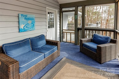 Newly painted exterior and Turnkey, with a rental history to on Rumbling Bald Resort on Lake Lure in North Carolina - for sale on GolfHomes.com, golf home, golf lot