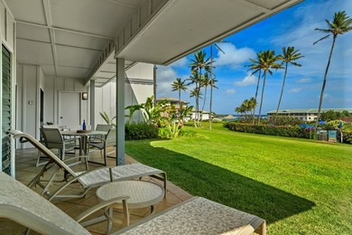 Ground-floor corner units at Poipu Sands rarely come to market on Kiahuna Golf Club in Hawaii - for sale on GolfHomes.com, golf home, golf lot