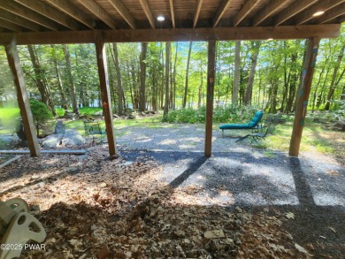 Entertainers delight inside and out with surprise lake view and on Lords Valley Country Club, Inc in Pennsylvania - for sale on GolfHomes.com, golf home, golf lot