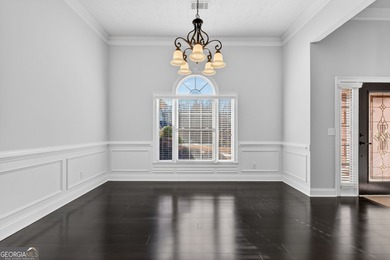 Discover this exquisite sprawling TRUE ranch home in the highly on Canongate At Georgia National Golf Club in Georgia - for sale on GolfHomes.com, golf home, golf lot