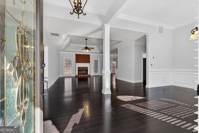 Discover this exquisite sprawling TRUE ranch home in the highly on Canongate At Georgia National Golf Club in Georgia - for sale on GolfHomes.com, golf home, golf lot