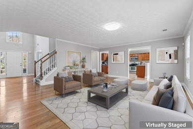 Welcome to this beautifully renovated Traditional 4-sided brick on Southland Country Club in Georgia - for sale on GolfHomes.com, golf home, golf lot