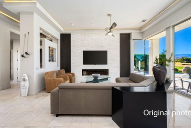 Stunning South and West Views Across #15 of the Pete Dye Course on Mission Hills Golf Club in California - for sale on GolfHomes.com, golf home, golf lot