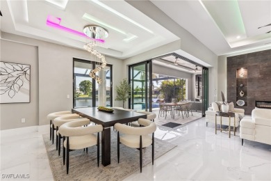 Stunning New Construction Home on Gulf-Access Canal with Canal on Royal Tee Country Club in Florida - for sale on GolfHomes.com, golf home, golf lot