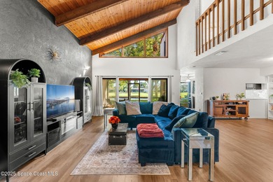 Spectacular lake, golf course, and tree-lined views! A welcoming on Suntree Country Club in Florida - for sale on GolfHomes.com, golf home, golf lot