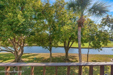 Spectacular lake, golf course, and tree-lined views! A welcoming on Suntree Country Club in Florida - for sale on GolfHomes.com, golf home, golf lot
