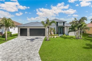 Stunning New Construction Home on Gulf-Access Canal with Canal on Royal Tee Country Club in Florida - for sale on GolfHomes.com, golf home, golf lot