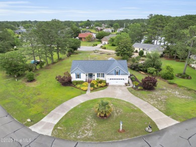 Charming waterview retreat! Welcome to 901 Caracara Drive a on Harbour Point Golf Club in North Carolina - for sale on GolfHomes.com, golf home, golf lot