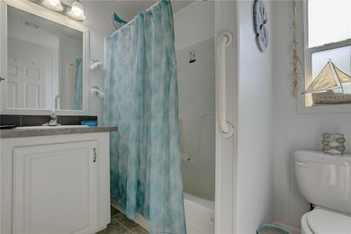 Built in 2021, this beautiful and spacious 2-bedroom, 2-bath on Barefoot Bay Golf Course in Florida - for sale on GolfHomes.com, golf home, golf lot