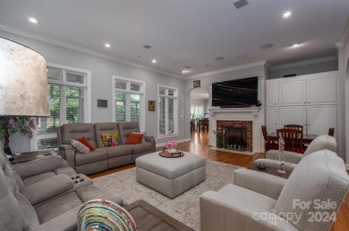 This gorgeous sprawling 1.5 story home is located in the premier on Rock Barn Golf and Spa in North Carolina - for sale on GolfHomes.com, golf home, golf lot