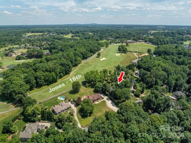 This gorgeous sprawling 1.5 story home is located in the premier on Rock Barn Golf and Spa in North Carolina - for sale on GolfHomes.com, golf home, golf lot