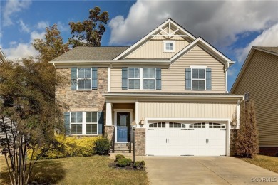 Exuding style and charm, this Craftsman style two-story home is on The Brookwoods Golf Club in Virginia - for sale on GolfHomes.com, golf home, golf lot