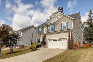 Exuding style and charm, this Craftsman style two-story home is on The Brookwoods Golf Club in Virginia - for sale on GolfHomes.com, golf home, golf lot