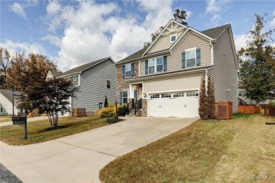 Exuding style and charm, this Craftsman style two-story home is on The Brookwoods Golf Club in Virginia - for sale on GolfHomes.com, golf home, golf lot