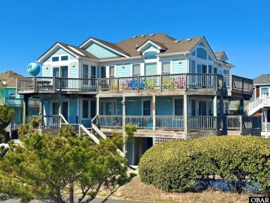 Stunning Semi-Oceanfront Retreat at 604 Saltspray Court, Corolla on The Currituck Golf Club in North Carolina - for sale on GolfHomes.com, golf home, golf lot