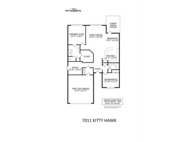 Popular Copper Ridge floorplan in highly desirable Sun City on Carolina Lakes Golf Club, LLC in South Carolina - for sale on GolfHomes.com, golf home, golf lot