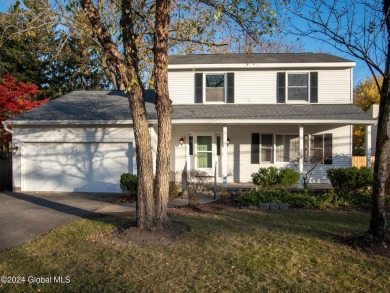 This beautifully maintained 4-bedroom, 2.5-bath single-family on Wolferts Roost Country Club in New York - for sale on GolfHomes.com, golf home, golf lot