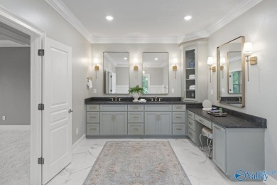 Exceptional luxury living in this stunning 5-bedroom, 7-bath on Hampton Cove Golf Course in Alabama - for sale on GolfHomes.com, golf home, golf lot