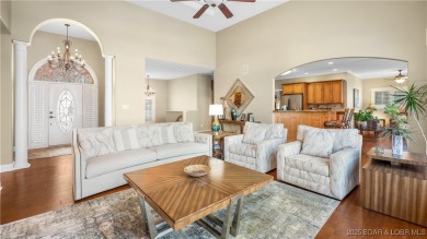 Discover the ultimate lakefront lifestyle in this stunning home on The Club At Porto Cima in Missouri - for sale on GolfHomes.com, golf home, golf lot