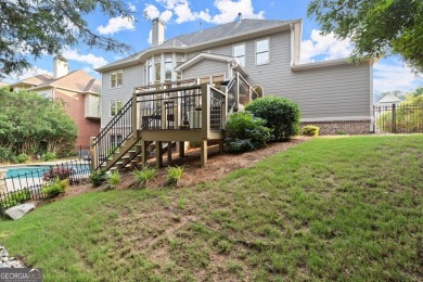 Exquisite Executive Brick Home with Backyard Oasis in Apalachee on Trophy Club of Apalachee in Georgia - for sale on GolfHomes.com, golf home, golf lot