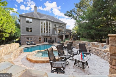 Exquisite Executive Brick Home with Backyard Oasis in Apalachee on Trophy Club of Apalachee in Georgia - for sale on GolfHomes.com, golf home, golf lot
