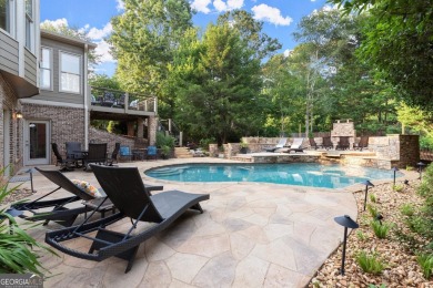 Exquisite Executive Brick Home with Backyard Oasis in Apalachee on Trophy Club of Apalachee in Georgia - for sale on GolfHomes.com, golf home, golf lot