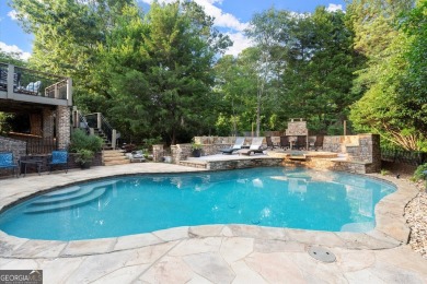 Exquisite Executive Brick Home with Backyard Oasis in Apalachee on Trophy Club of Apalachee in Georgia - for sale on GolfHomes.com, golf home, golf lot