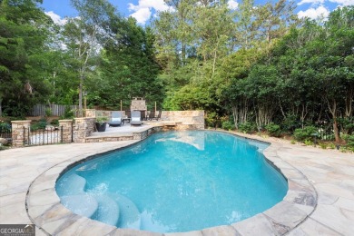 Exquisite Executive Brick Home with Backyard Oasis in Apalachee on Trophy Club of Apalachee in Georgia - for sale on GolfHomes.com, golf home, golf lot