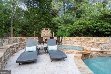 Exquisite Executive Brick Home with Backyard Oasis in Apalachee on Trophy Club of Apalachee in Georgia - for sale on GolfHomes.com, golf home, golf lot