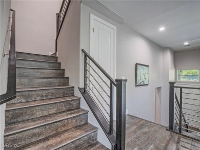 Distinguished 3-story brownstone-style townhome on a premium on Reflection Bay Golf Club in Nevada - for sale on GolfHomes.com, golf home, golf lot