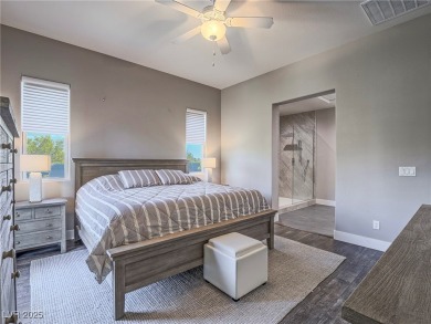 Distinguished 3-story brownstone-style townhome on a premium on Reflection Bay Golf Club in Nevada - for sale on GolfHomes.com, golf home, golf lot