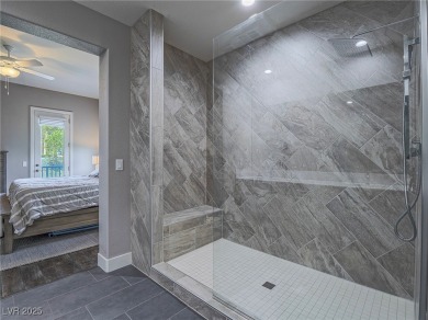 Distinguished 3-story brownstone-style townhome on a premium on Reflection Bay Golf Club in Nevada - for sale on GolfHomes.com, golf home, golf lot