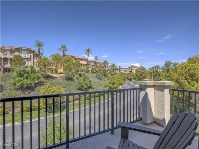 Distinguished 3-story brownstone-style townhome on a premium on Reflection Bay Golf Club in Nevada - for sale on GolfHomes.com, golf home, golf lot